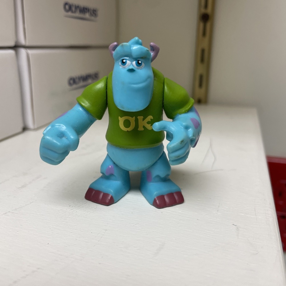 Monsters Inc University Sulley-‎ Mini Action Figure - Pixar Cake Topper